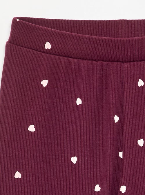 Lange legging met print - Kiabi