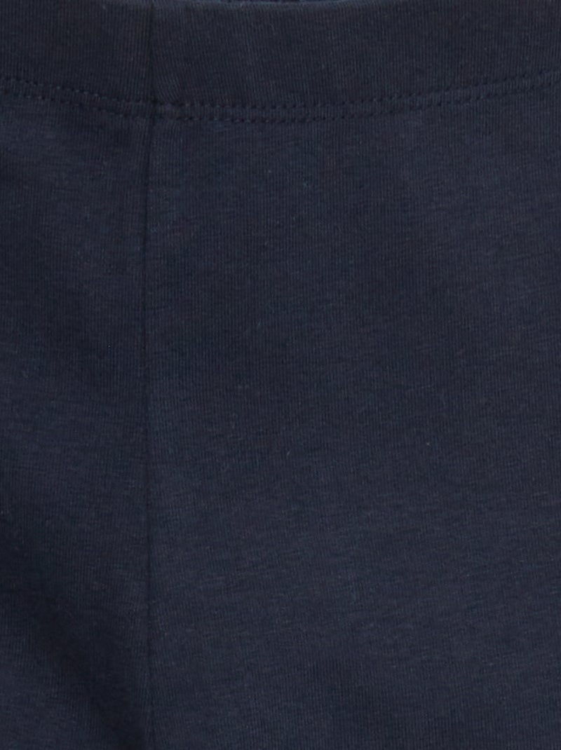 Lange legging met stretch BLAUW - Kiabi