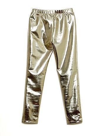 Lange legging van imitatieleer