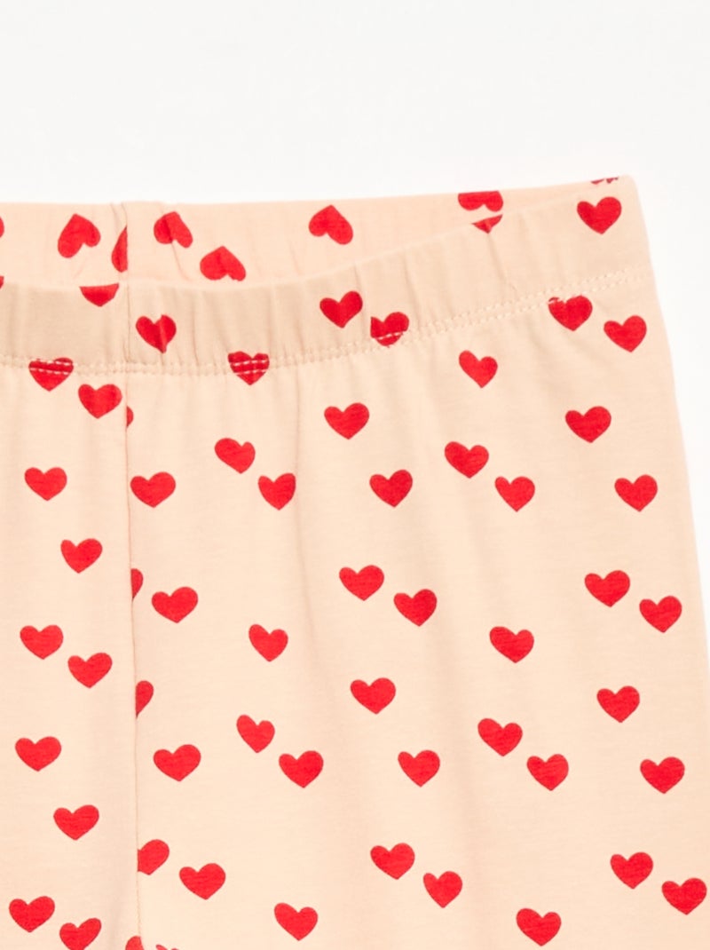 Lange legging van jersey Rose - Kiabi