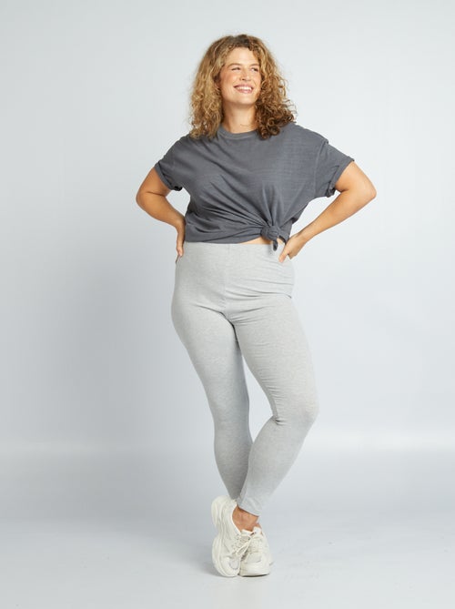 Lange legging van stretchstof - Kiabi