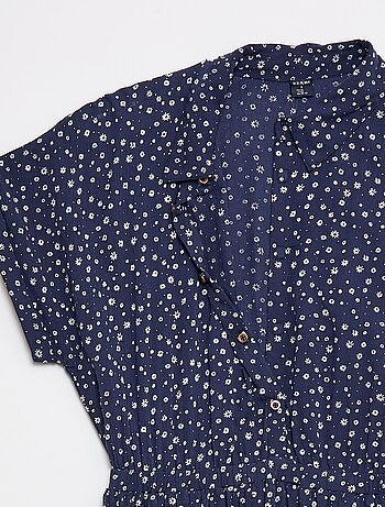 Lange overhemdjurk met luipaardprint - adaptieve collectie