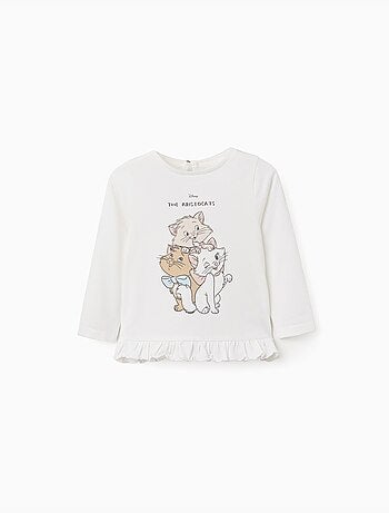 Lange mouw katoenen t-shirt met de aristokatten