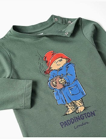 Lange mouw katoenen t-shirt met paddington