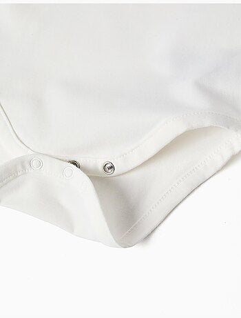 Lange mouw polo-romper met strepen