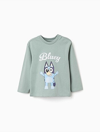 Lange mouwen katoenen t-shirt bluey