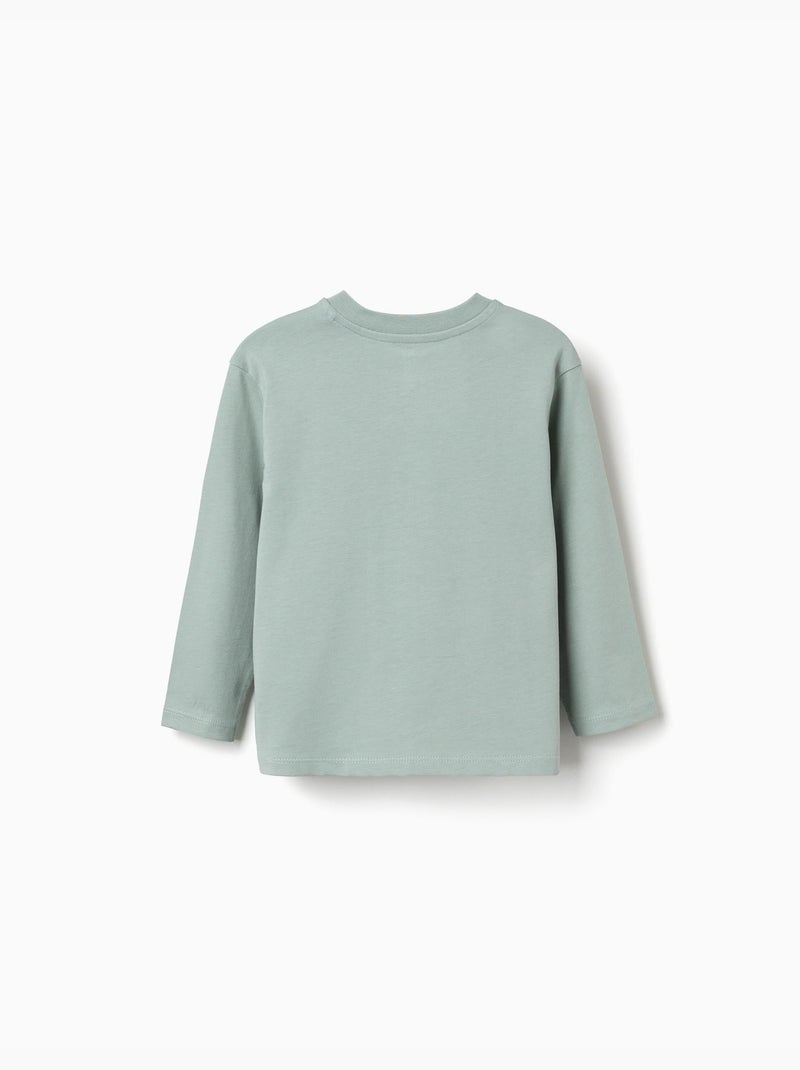 Lange mouwen katoenen T-shirt Bluey Groen - Kiabi