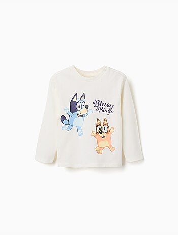 Lange mouwen katoenen t-shirt bluey