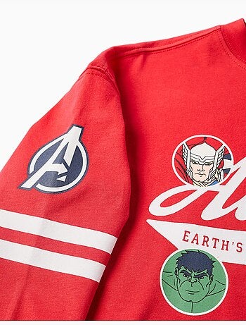 Lange mouwen katoenen T-shirt met Avengers prints