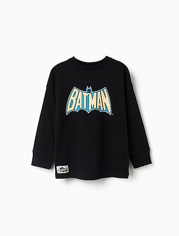 Lange mouwen katoenen t-shirt met batman prints