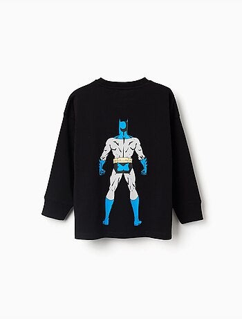 Lange mouwen katoenen t-shirt met batman prints