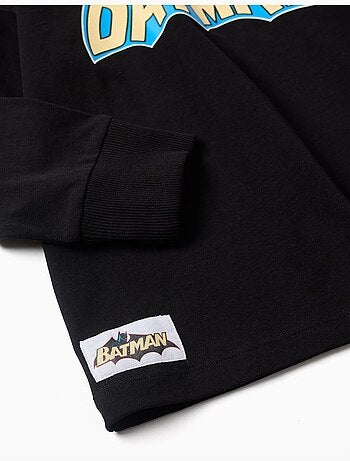 Lange mouwen katoenen t-shirt met batman prints