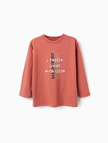 Lange mouwen katoenen t-shirt met Creative Eye-print