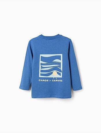 Lange mouwen katoenen t-shirt met Making Art print