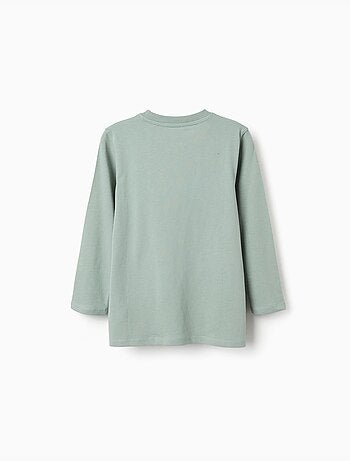 Lange mouwen katoenen t-shirt met Shapes print