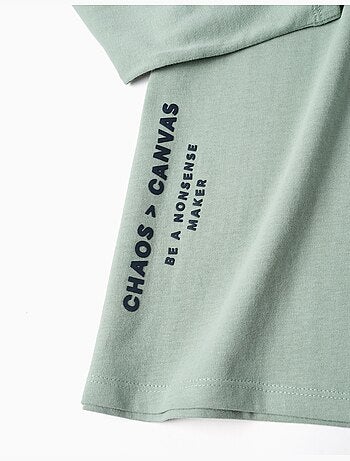 Lange mouwen katoenen t-shirt met Shapes print