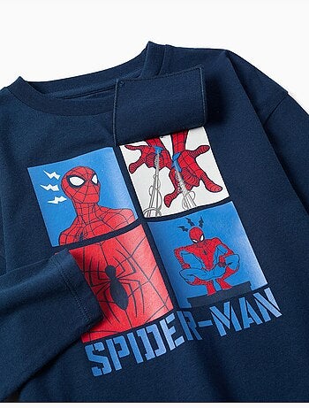Lange mouwen katoenen T-shirt met Spider-Man print