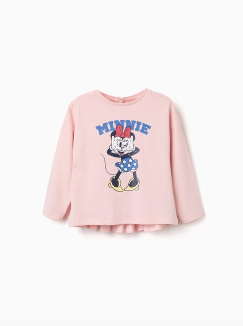 Lange mouwen t-shirt met minnie print - Kiabi Lange mouwen t-shirt met minnie print - Kiabi