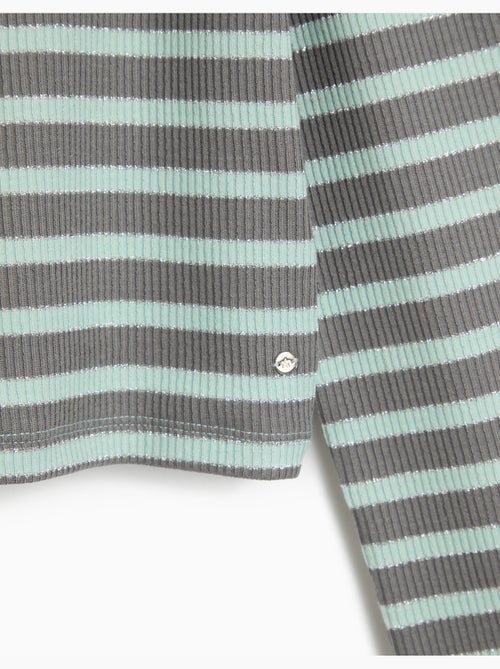 Lange mouwen t-shirt strepen, mo fashion - Kiabi Lange mouwen t-shirt strepen, mo fashion - Kiabi