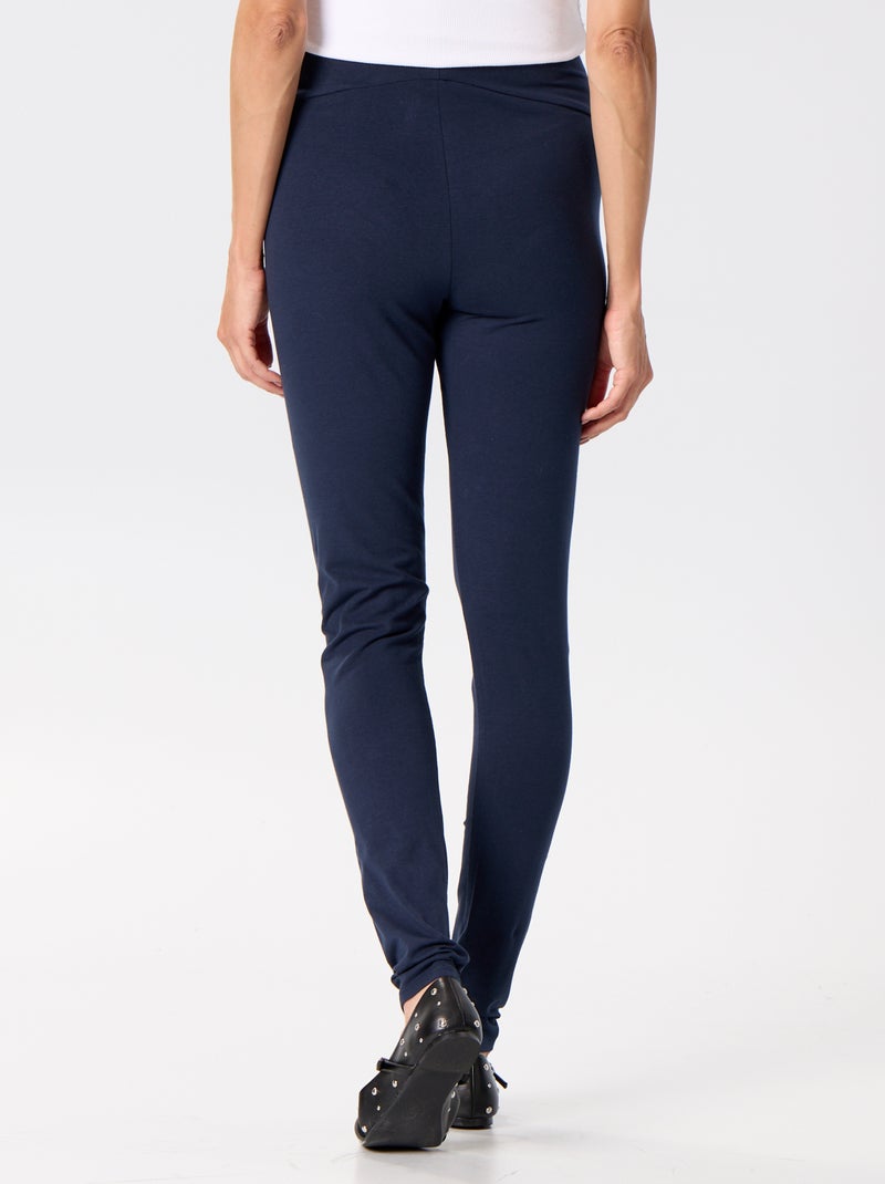 Lange naadloze legging Blauw - Kiabi