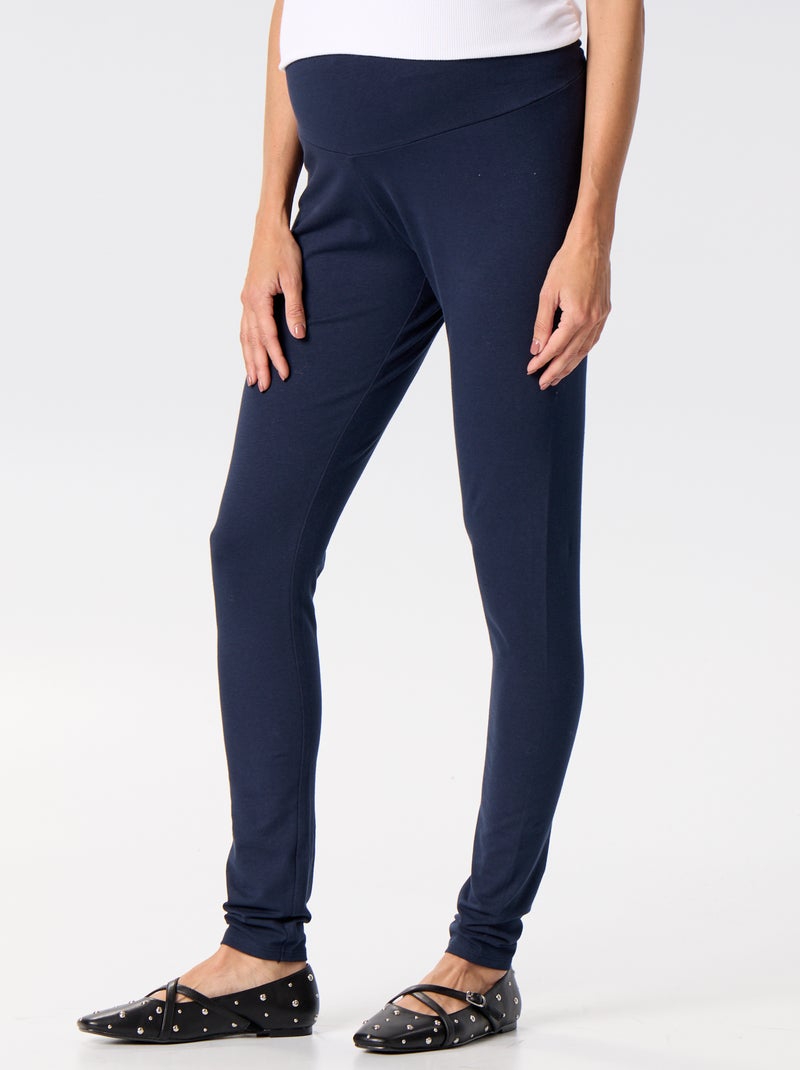 Lange naadloze legging Blauw - Kiabi