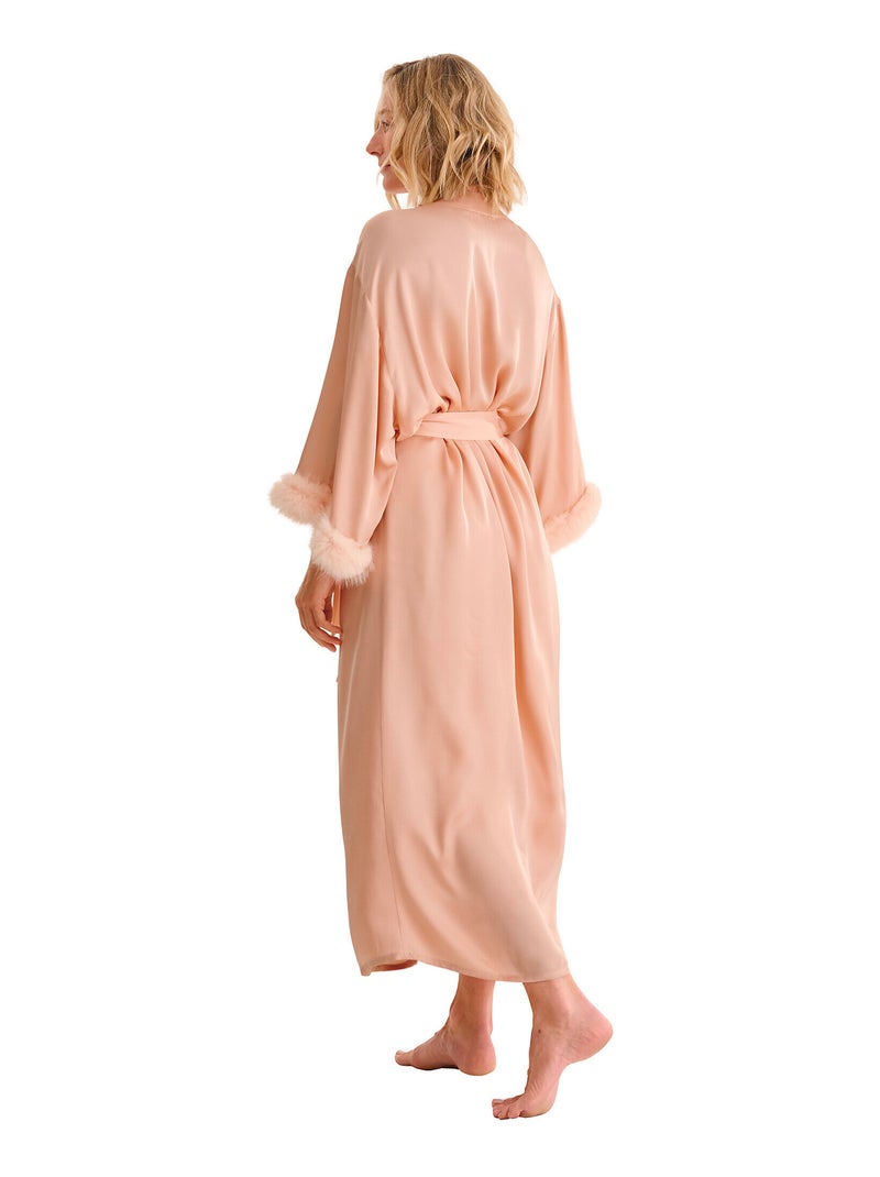 Lange negligé passion Roze - Kiabi