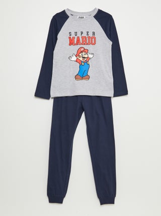 Lange 'Nintendo'-pyjama met 'Super Mario'-print - 2-delig