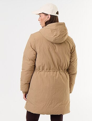 Lange omkeerbare parka