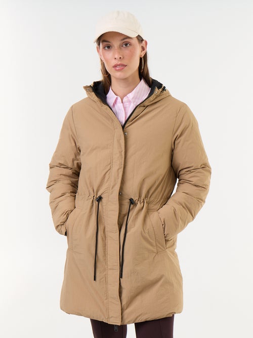 Lange omkeerbare parka - Kiabi