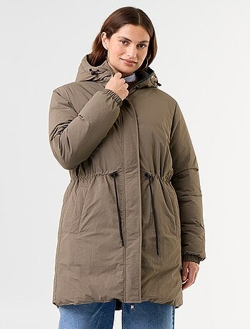 Lange omkeerbare parka