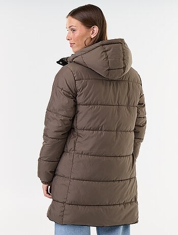 Lange omkeerbare parka