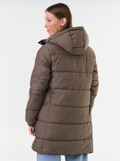 Lange omkeerbare parka - Kiabi