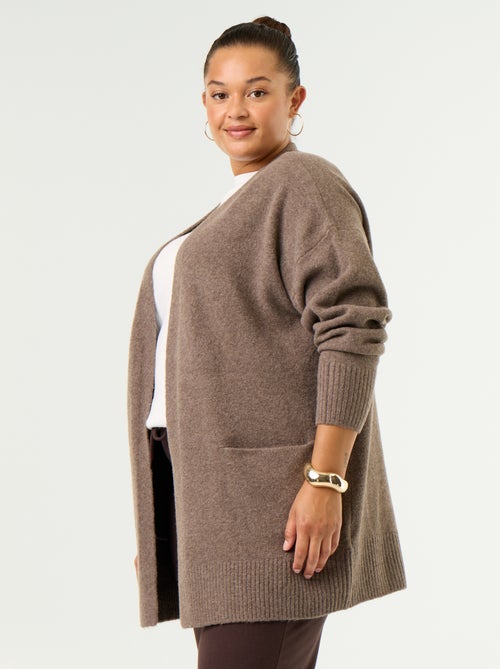 Lange open gilet - Kiabi Lange open gilet - Kiabi
