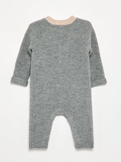 Lange overall van tricot - Kiabi
