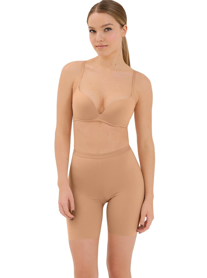 Lange panty met hoge taille maya Beige - Kiabi