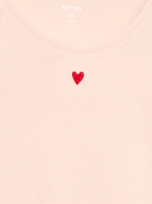 Lange popeline pyjama - 2-delig - Kiabi