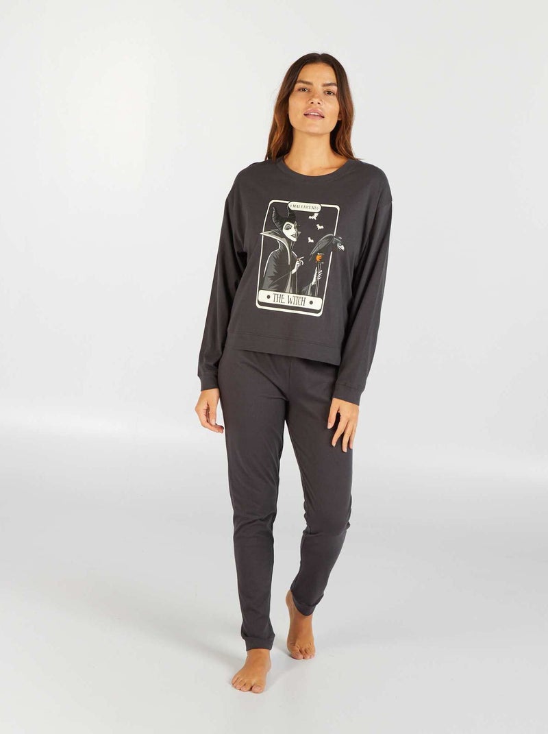 Lange pyjama - 2-delig - Halloween ZWART - Kiabi