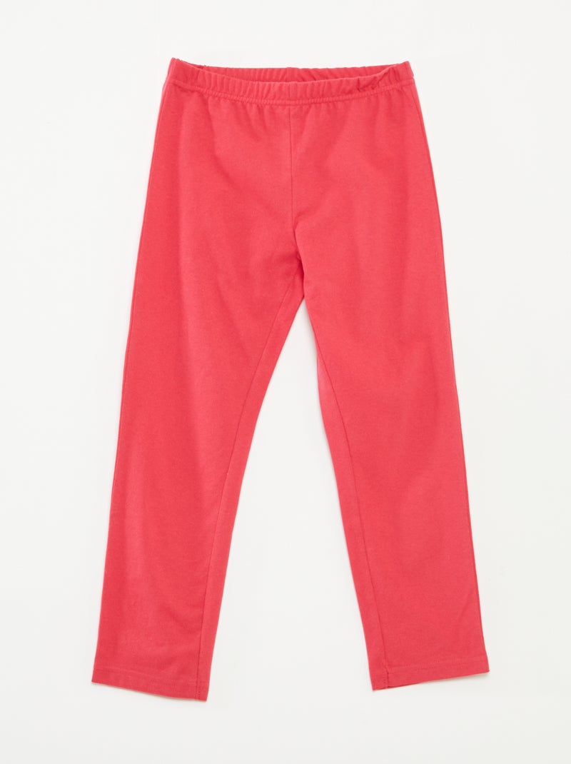 Lange pyjama - 2-delig Rose - Kiabi