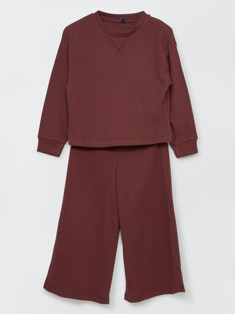 blauw katoenen dames home-lounge huispak korte mouwen Home Comfort - Pyjama -direct