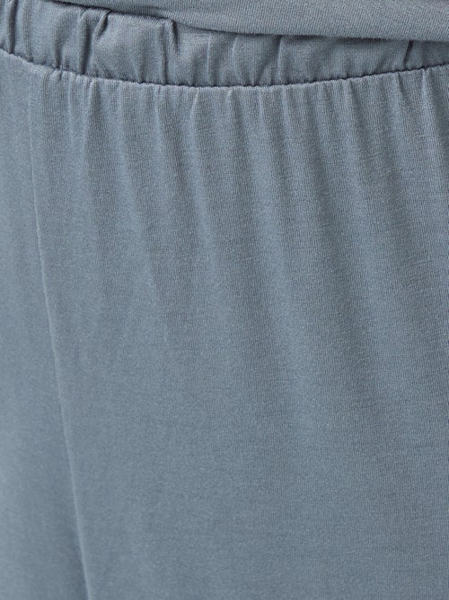 Lange pyjama - Blouse + broek - 2-delig - Kiabi