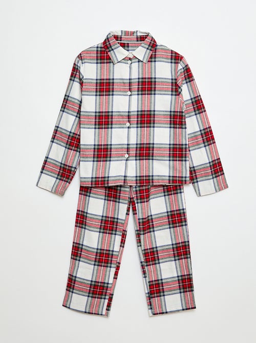 Lange pyjama - Hemd + broek - 2-delig - Kiabi