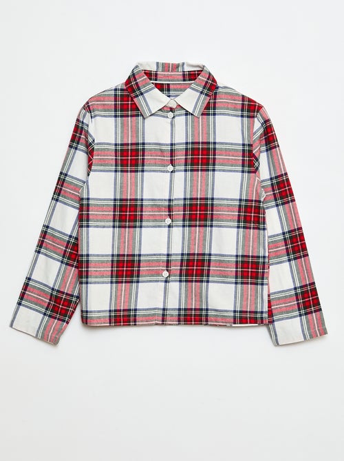 Lange pyjama - Hemd + broek - 2-delig - Kiabi