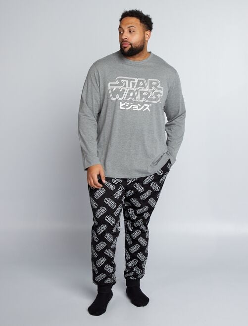 Lange pyjama - T-shirt + broek - 'Star Wars' - 2-delig - Kiabi
