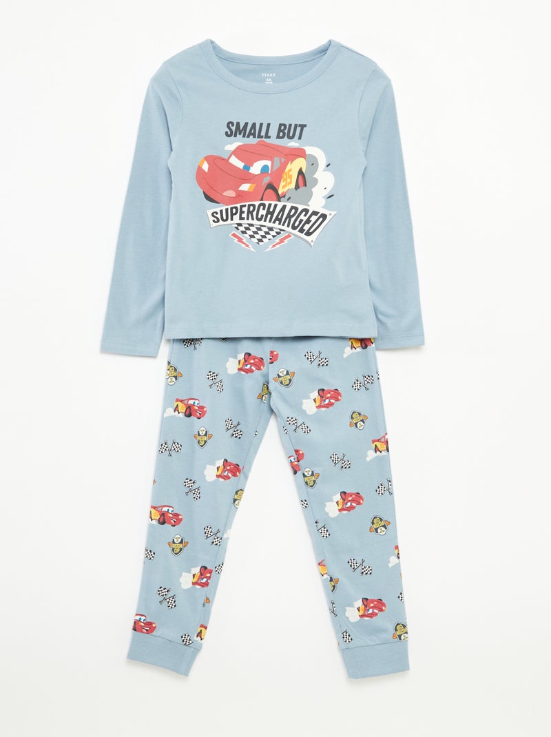 Lange pyjama - T-shirt + broek 'Disney' - 2-delig Blauw - Kiabi