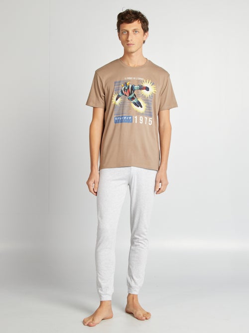 Lange pyjama 'Goldorak' - 2-delig - Kiabi
