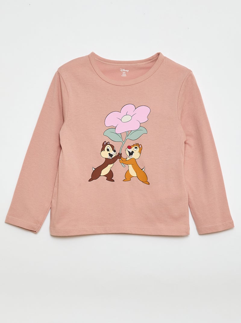 Lange pyjama 'Knabbel & Babbel' 'Disney' - 2-delig Rose - Kiabi