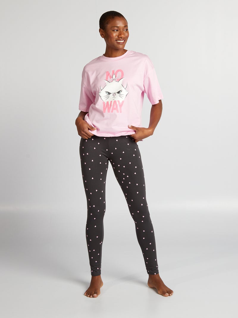 Lange pyjama 'Marie' - 2-delig ROSE - Kiabi