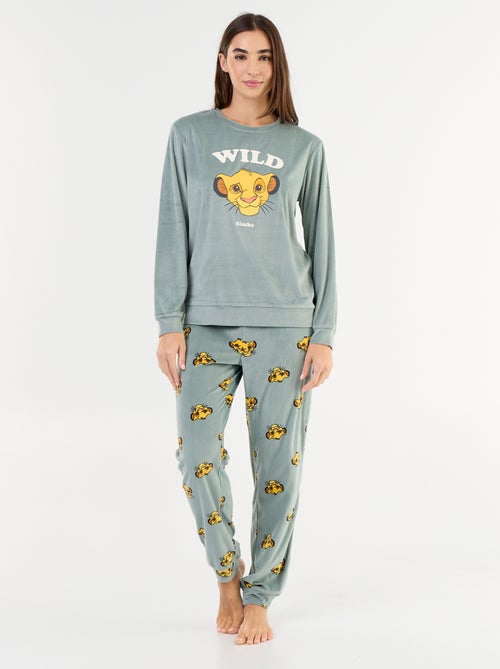 Lange pyjama met 'Disney'-print - 2-delig - Kiabi Lange pyjama met 'Disney'-print - 2-delig - Kiabi