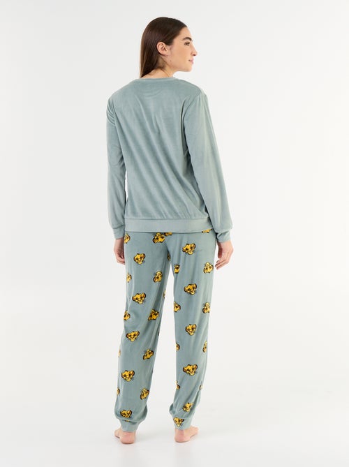 Lange pyjama met 'Disney'-print - 2-delig - Kiabi Lange pyjama met 'Disney'-print - 2-delig - Kiabi