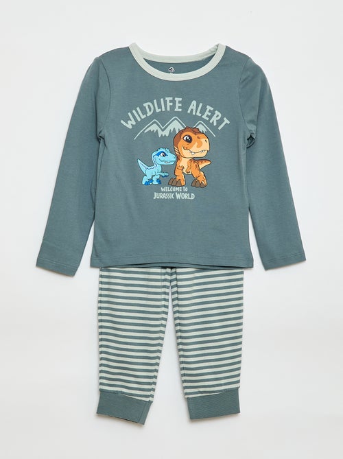 Lange pyjama met 'Jurassic World'-print - Kiabi